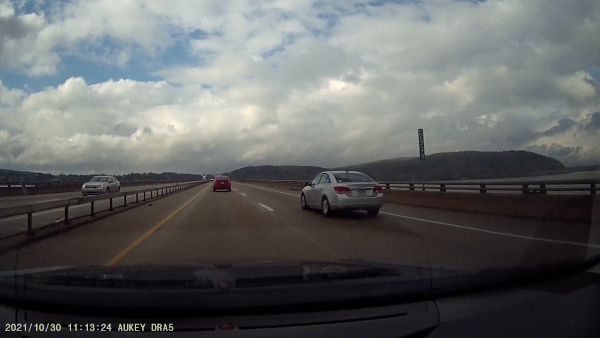 Image of US-30 crossing the Susquehanna River at Columbia, Pennsylvania, towards York.